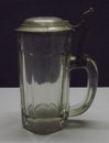 4280/ Bierkrug ~1900, F.Herbolzheimer im Deckel, H 19cm, 0,4 Liter, EUR 56,-