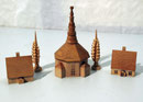 4096/ Holzdorf ~1930, Erzgebirge, H Kirche 11cm, EUR 26,-