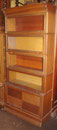 KT0567/ Bücherschrank ~ 1910, England, Eiche, zerlegbar, H 200, B 89, T 37 cm, EUR 500,-