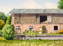 Altes Stallgebäude, 30x40, Aquarell auf Papier