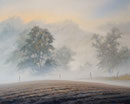 Morgennebel, 40x50, Öl auf Malplatte