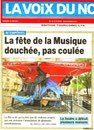 Une de La Voix du Nord 22 juin 2012 Lille