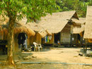 Traditionelles Dorf in Nordthailand