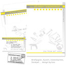 Briefpapier, Kuvert, Visits, Stempel