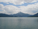 Um den Tag noch so richtig würdig ausklingen zu lassen besuchten wir noch die Esplanade im Ort Mondsee, genossen das tolle Panorama auf den Schafberg …