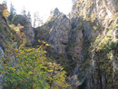 Der wundervoll geführte Steig führte uns durch die romantische und wild zerklüftete Mini-Schlucht am Fuße des Traunsteins.
