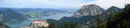 ... machte Rudolf diese tolle Panorama Aufnahme vom Traunsee mit Traunstein.