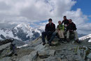 Noch einmal kamen wir kurz vorm „Madritschjoch (3145m)“ für ein Gemeinschaftsfoto zusammen.