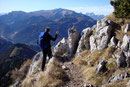 … erreichten Margit und ich schon etwas flacheres Terrain.