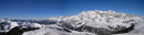 Hier ein Ausblick auf, von links nach rechts, das Breithorn, Sommerstein, Schönfeldspitze, Selbhorn, Brandhorn und Höchkönig.
