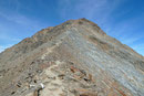 Schon bald standen wir Vier in 3300m Höhe auf diesem Sattel. Von hier trennten uns nur mehr ca. 150 Höhenmeter bis zum Gipfel der Kreuzspitze.