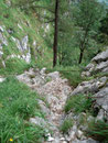 … bevor es den seilversicherten Teil der Route bergab ging.