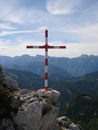 Das Gipfelkreuz des Gasselkogels in 1411m Seehöhe.