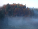 Immer wieder bot sich uns ein traumhaftes Naturschauspiel. Nebelschwaden zogen um die herbstlich bunt gefärbten Wälder.