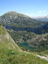 … über den Rücken der Graswand mit wunderbaren Tiefblick auf den Hinteren Langgangsee …