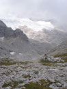 Der Weg 457A führte hier abwärts durch das Gjaidkar zur Simonyhütte.