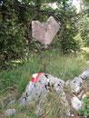 Statt dem Gipfelkreuz gab es hier ein niedliches "Gipfelherz) zu betrachten. Ist doch liab, oder ?