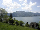 ... nicht jedoch darauf zu vergessen, daß herrliche Panorama auf den Traunsee zu genießen.