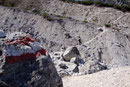 Wir wühlten uns durch diese Mondlandschaft hindurch …