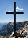 Es war geschafft! Auch der Dreibrüderkogel war erobert. Im Hintergrund gab sich der Backenstein zu erkennen.