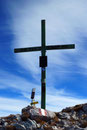 Das Gipfelkreuz des Hochzinödls im Nationalpark Gesäuse - Hochtorgruppe.