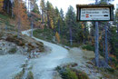 Auf breitem Wanderweg ging es nun weiter bergauf.