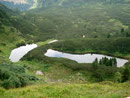 Bevor ich jedoch den Anstieg auf die Schoberspitze in Angriff nahm, genoss ich den Tiefblick auf die wunderschön eingebetteten Karlseen.