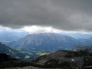 Durch die bedrohenden dunklen Wolken wirkte der Grimming wie ein Vulkan der gerade auszubrechen schien. Wahrlich ein fantastischer Anblick!