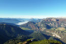 Von den Niederen Tauern über den markanten Grimming bis zum Dachstein reichte der Ausblick dieses  gut begehbaren Aussichtsgipfels. 