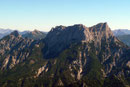 Großer Buchstein (2224m), Kleiner Buchstein (1990m), Tamischbachturm (2035m) und Tieflimauer (1820m) (v.r.n.l.) vervollständigten den phänomenalen Rundumblick.