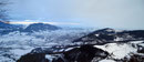 Nach der Querung kurz rechts lud wieder ein Bänkchen zum Verharren ein. An diesem Aussichtspunkt bot sich ein wunderschöner Tiefblick auf Kirchdorf.