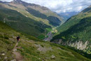 … konnten wir uns stets am wunderbaren Tiefblick auf das Bergsteigerdorf erfreuen.
