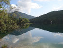 Eine traumhaft ruhige Landschaft
