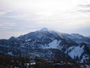 Hier konnte ich einen fantastischen Blick auf den schon tief winterlichen Großen Schönberg werfen.