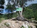 Wir wanderten hier ein kleines Stück auf Wandersteig Nr. 218 Richtung Schwarzensee.