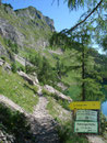 Auf der linken Seeseite führte der Weg weiter in Richtung der sogenannten Elmgrube und in 1 ¼ Std. zur Pühringer Hütte.