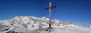 ... und noch einer auf das Gipfelkreuz ...