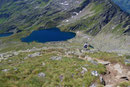 Immer die tiefblauen Bergseen vor Augen leiteten einem …