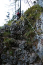 Der Wandersteig war definitiv zu Ende und der Klettersteig war da.