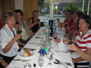 Beim Nachtessen in Wengen