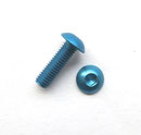 leichteschrauben.de - Aluminium Linsenkopfschrauben blau