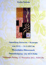 Flyer zur Ausstellung Blumenladen Blütenrausch Dezember 2012