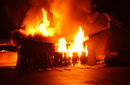 Brandeinsatz Holzhandel