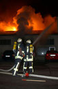 Brandeinsatz Holzhandel