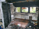 Zimmerbrand: Da stand das Bett