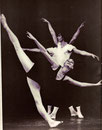 © Hannes Kilian; Jane Landon in Balanchine's "Agon" mit Jiri Kilian in Stuttgart, 1970
