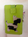 Leder: lime Motiv: Hund (Fell)