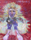 Le roi gondolé, 2000 (gouache, 83 x 59 cm, coll. part. MR)