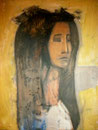 Janie, 1957 (huile sur bois, 50,5 x 65,5 cm, coll. part. JR)