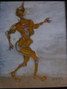 Le clown Istiti, env. 2000 (25 x 20.5 cm., coll. part. NB)